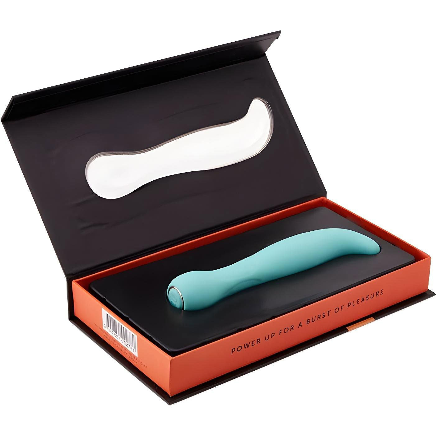Baelii XLR8 15-Function Flexible Mini Silicone G-Spot Vibrator By Nu Sensuelle - Electric Blue