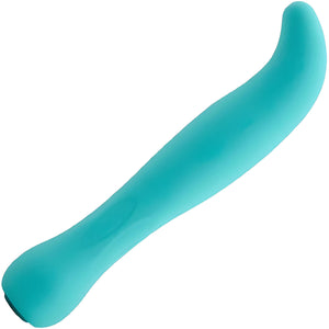 Baelii XLR8 15-Function Flexible Mini Silicone G-Spot Vibrator By Nu Sensuelle - Electric Blue