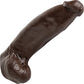 Hankey's Toys Beefcake Small 8" Silicone Cock With Balls & Vac-U-Lock Base - Chocolate