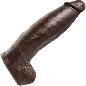 Hankey's Toys Beefcake Small 8" Silicone Cock With Balls & Vac-U-Lock Base - Chocolate