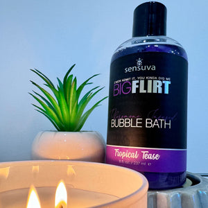 Big Flirt Pheromone Infused Bubble Bath By Sensuva 8 fl oz