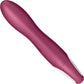 Satisfyer Big Heat Rechargeable Waterproof Warming App Enabled 12-Function G-Spot Vibrator - Berry
