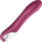 Satisfyer Big Heat Rechargeable Waterproof Warming App Enabled 12-Function G-Spot Vibrator - Berry