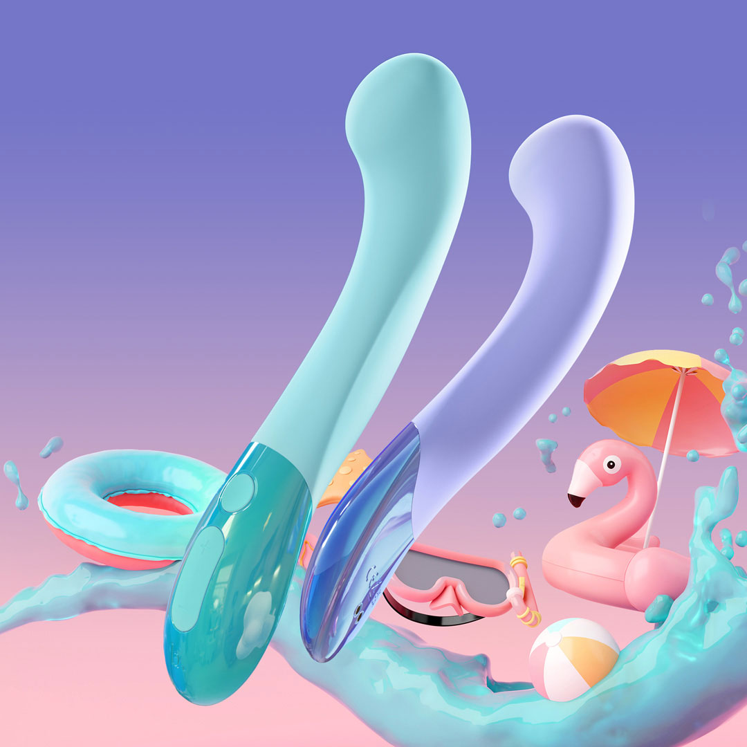 Gii Glow Waterproof Rechargeable Silicone G-Spot Vibrator By Biird
