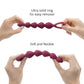 Bing Bang Silicone Anal Beads By Love To Love - Medium, Plum Star