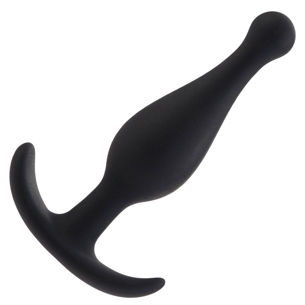 Booty Call Booty Rocker Silicone Anal Toy - Black