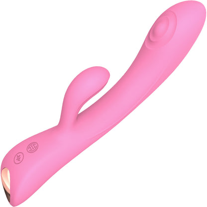 Bunny & Clyde Rechargeable Silicone Rabbit Vibrator By Love To Love - Pink Passion