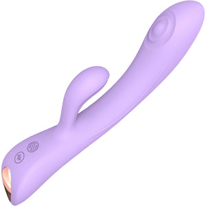 Bunny & Clyde Rechargeable Silicone Rabbit Vibrator By Love To Love - Viva Mauve