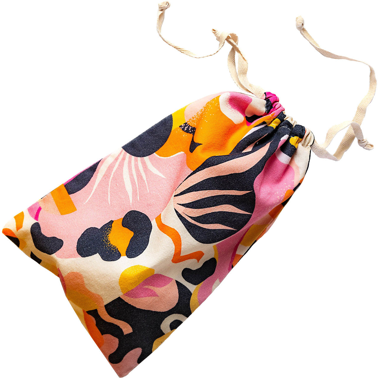 The Collection Cotton Toy Storage Bag by Blush - Burst