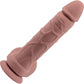 Caledor Large 8" Realistic Silicone Dildo With Suction Cup & Balls By Pleasure Engine