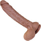 The Carpenter 8 Inch Silicone Realistic Dildo With Balls & Suction Cup Base By Fukena