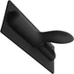 The Cowgirl Wild West Ribbed Dual Stimulation Silicone Attachment - Black