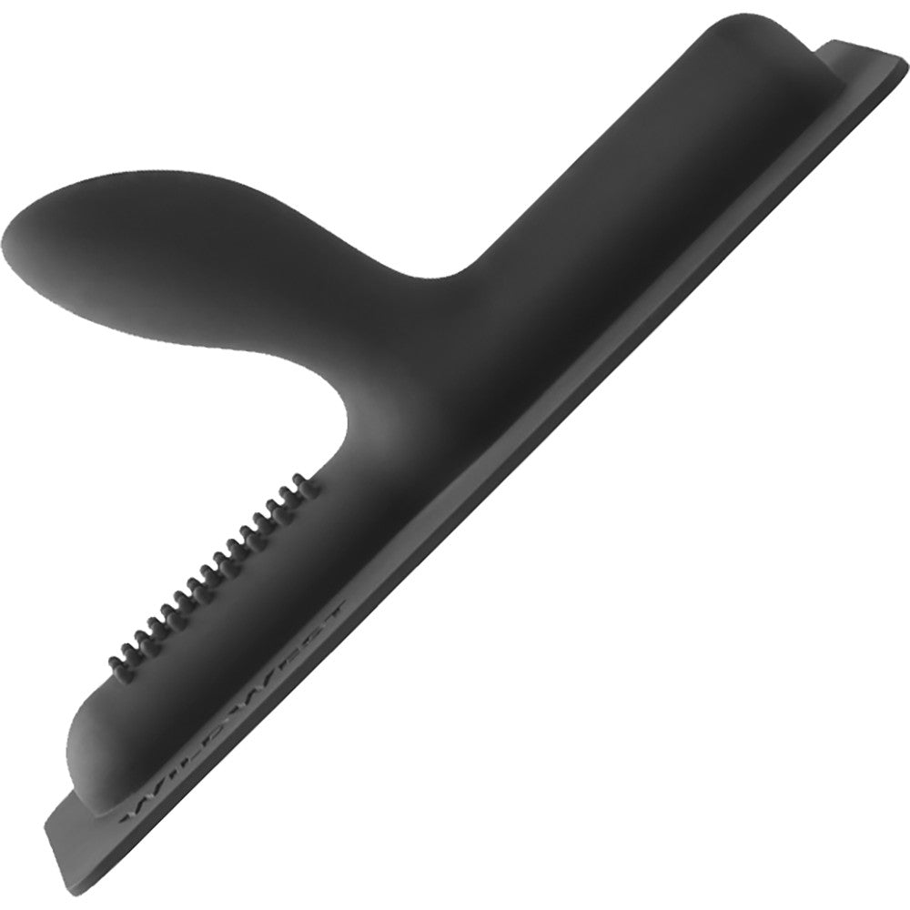 The Cowgirl Wild West Ribbed Dual Stimulation Silicone Attachment - Black