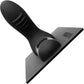 The Cowgirl Wild West Ribbed Dual Stimulation Silicone Attachment - Black