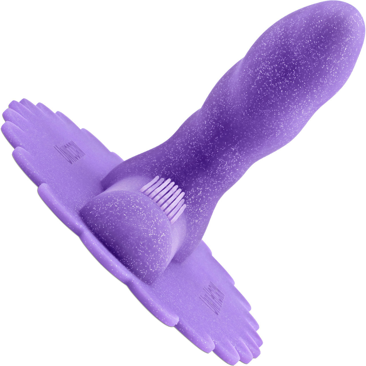 The Unicorn Uni Horn Twisted Textured G-Spot & P-Spot Silicone Attachment - Purple