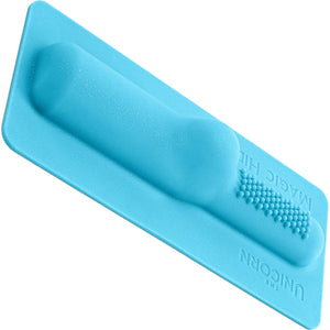 The Unicorn Magic Hide Silicone Non-Penetrative Studded Attachment - Blue