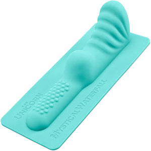 The Unicorn Mystical Waterfall Silicone Clitoral & Perianal Stimulation Attachment - Green