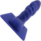 The Unicorn Two-Nicorn Silicone Double Penetration Attachment - Navy Blue