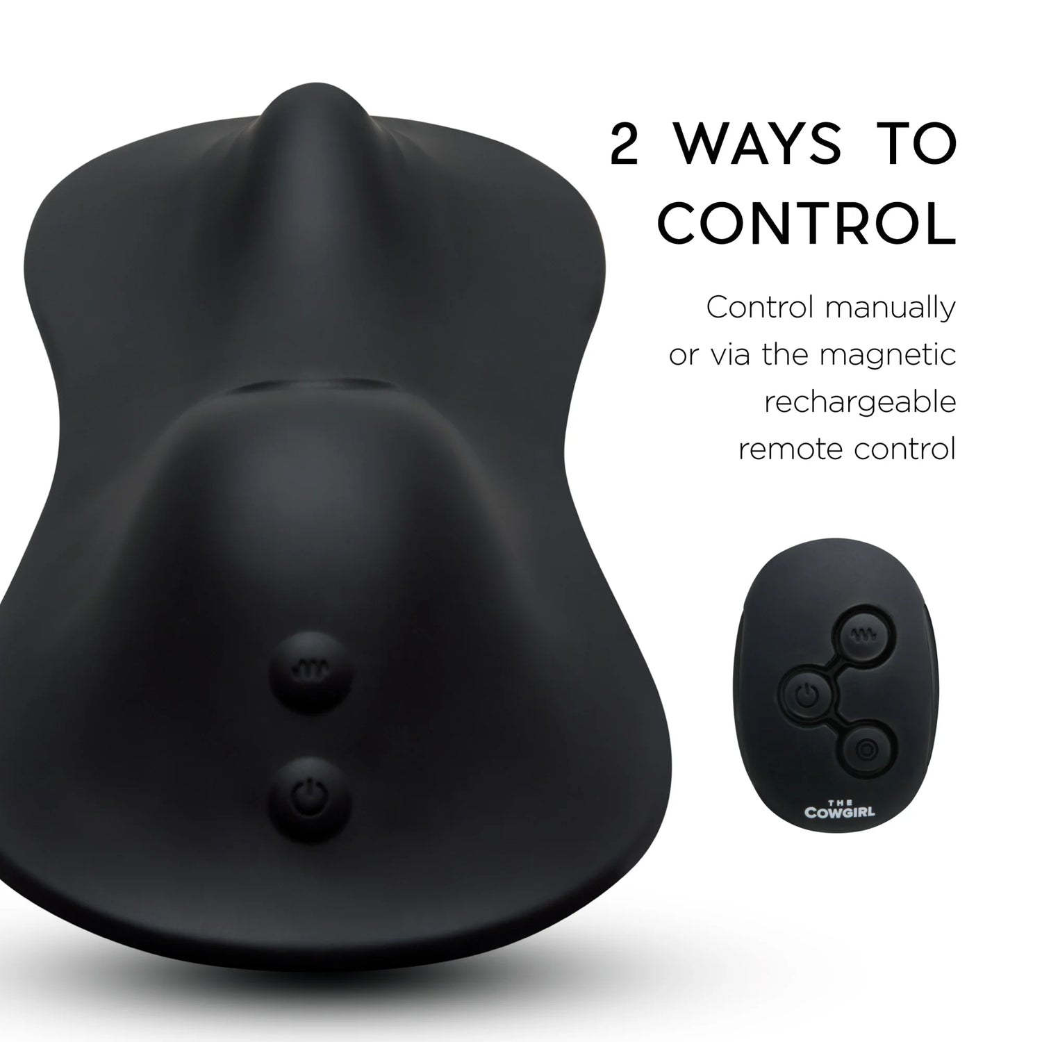 The Cowgirl Rodeo Rumbler Rideable Vibrating, Tapping Sex Machine With Remote
