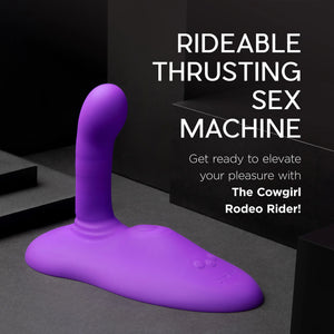 The Cowgirl Rodeo Rider Premium Sex Machine - G-Spot Thrusting & Tapping Grinder