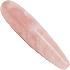 The Original Heart Rose Quartz Crystal Dildo By Chakrubs