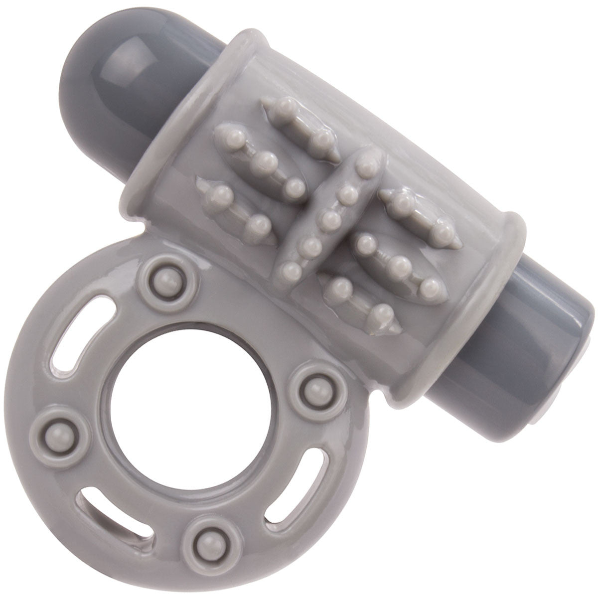 Charged O Wow Vibrating Cock Ring By Screaming O - Grey