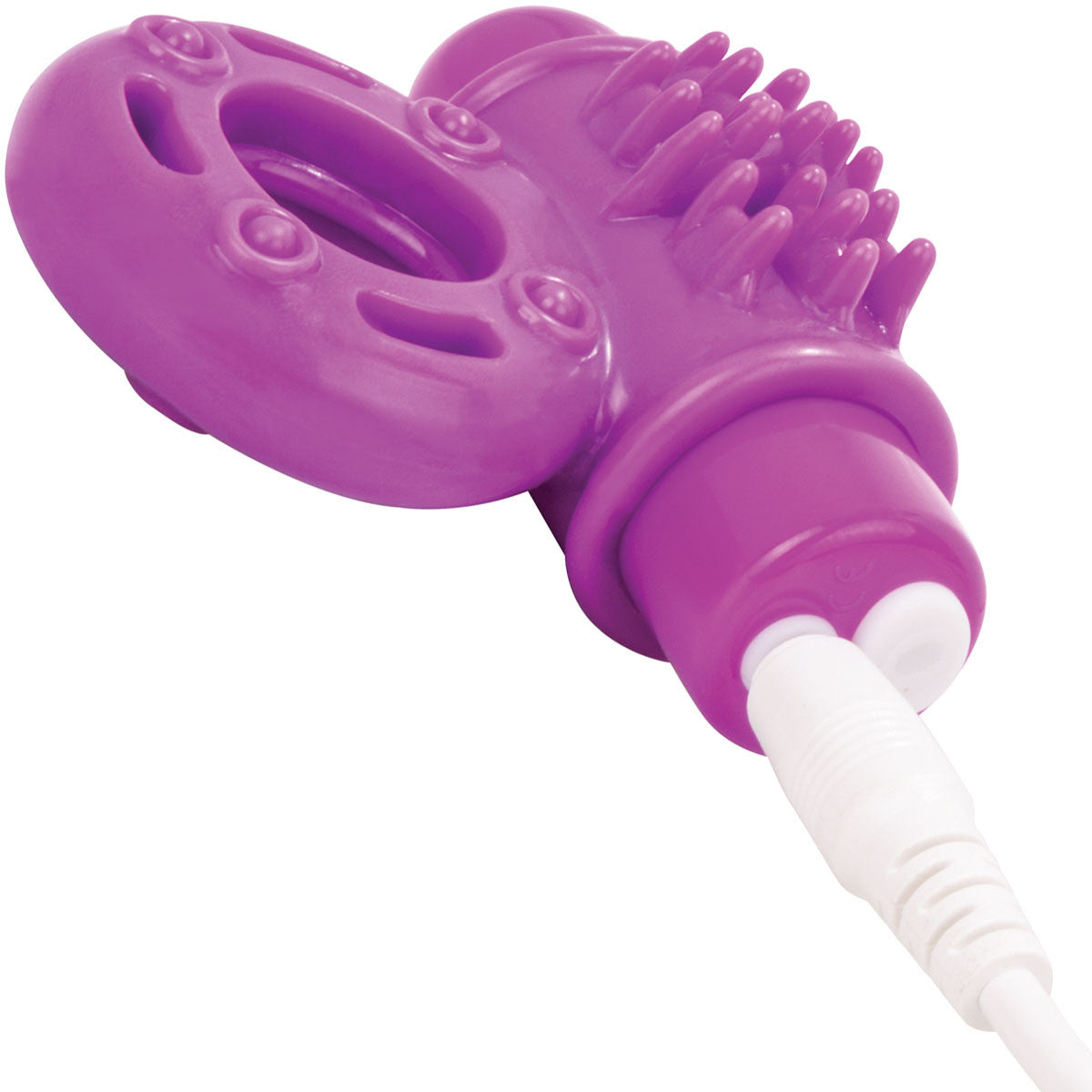 Charged O Wow Vibrating Cock Ring By Screaming O - Purple