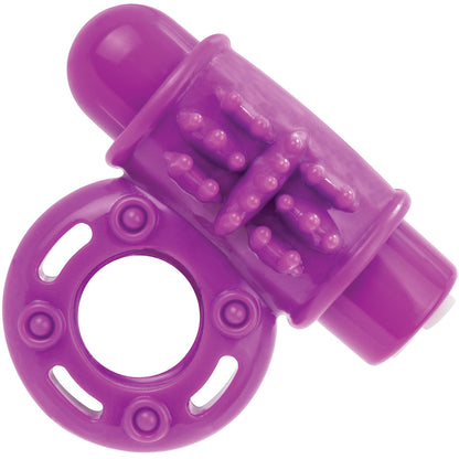 Charged O Wow Vibrating Cock Ring By Screaming O - Purple