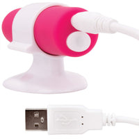Charged Positive Rechargeable 20 Function Vibrator By Screaming O - Strawberry