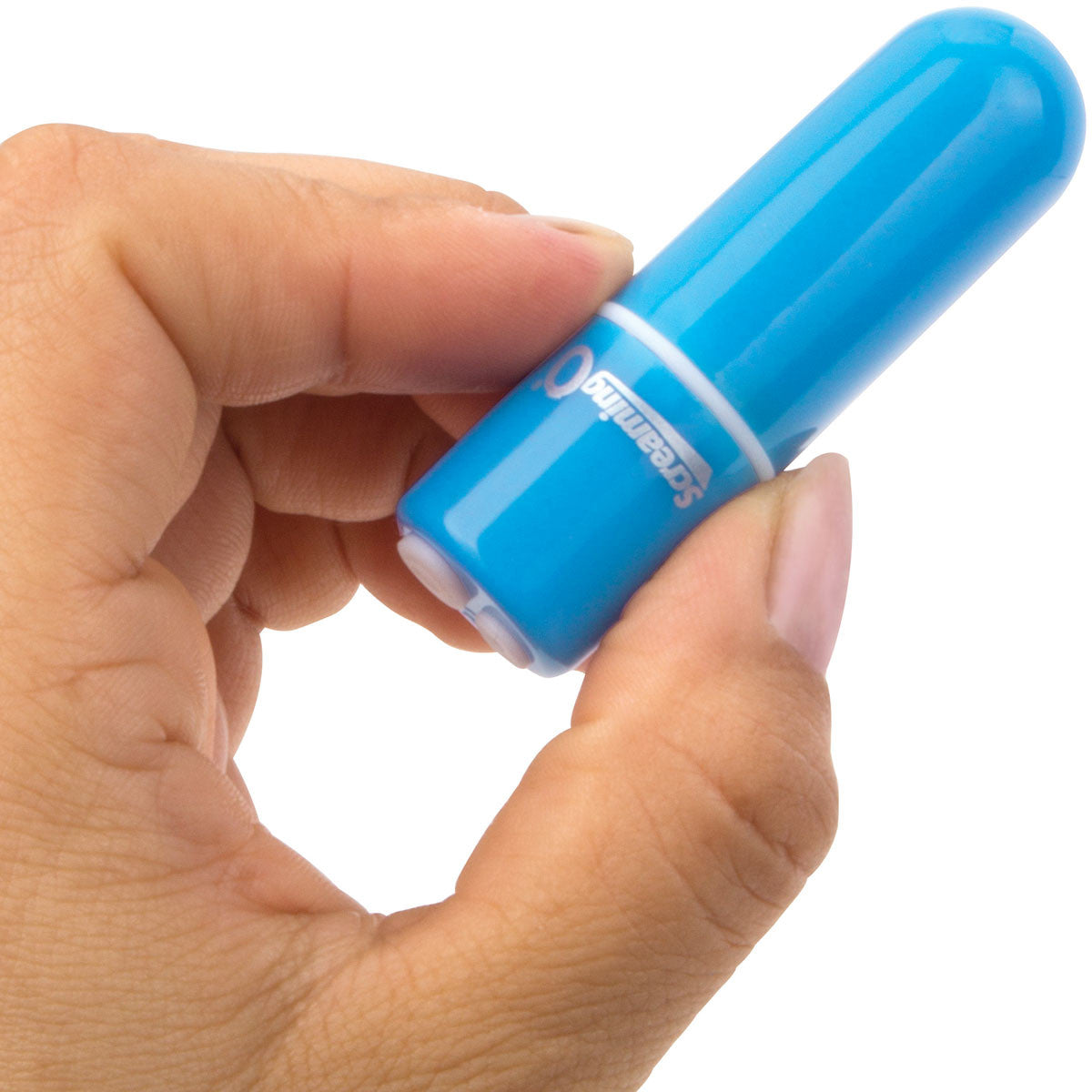 Charged Vooom Rechargeable 10 Function Bullet By Screaming O - Blue Charged Vooom Rechargeable 10 Function Bullet By Screaming O - Blue