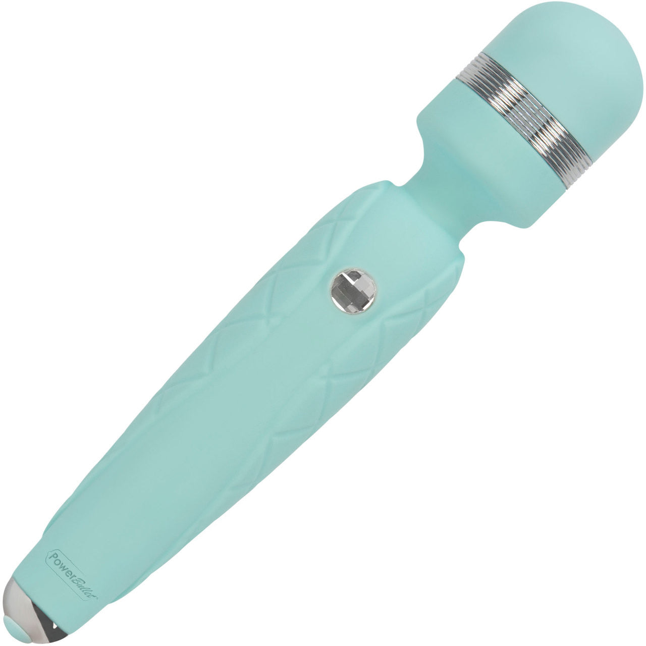 Pillow Talk Cheeky Silicone Waterproof Rechargeable Wand Style Vibrator - Teal