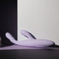 SVAKOM CICI+ 2 Rechargeable Warming App Controlled Silicone Dual Stimulation Vibrator - Pastel Lilac