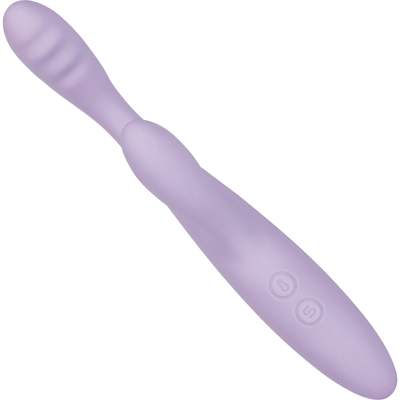 SVAKOM CICI+ 2 Rechargeable Warming App Controlled Silicone Dual Stimulation Vibrator - Pastel Lilac