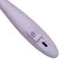 SVAKOM CICI+ 2 Rechargeable Warming App Controlled Silicone Dual Stimulation Vibrator - Pastel Lilac