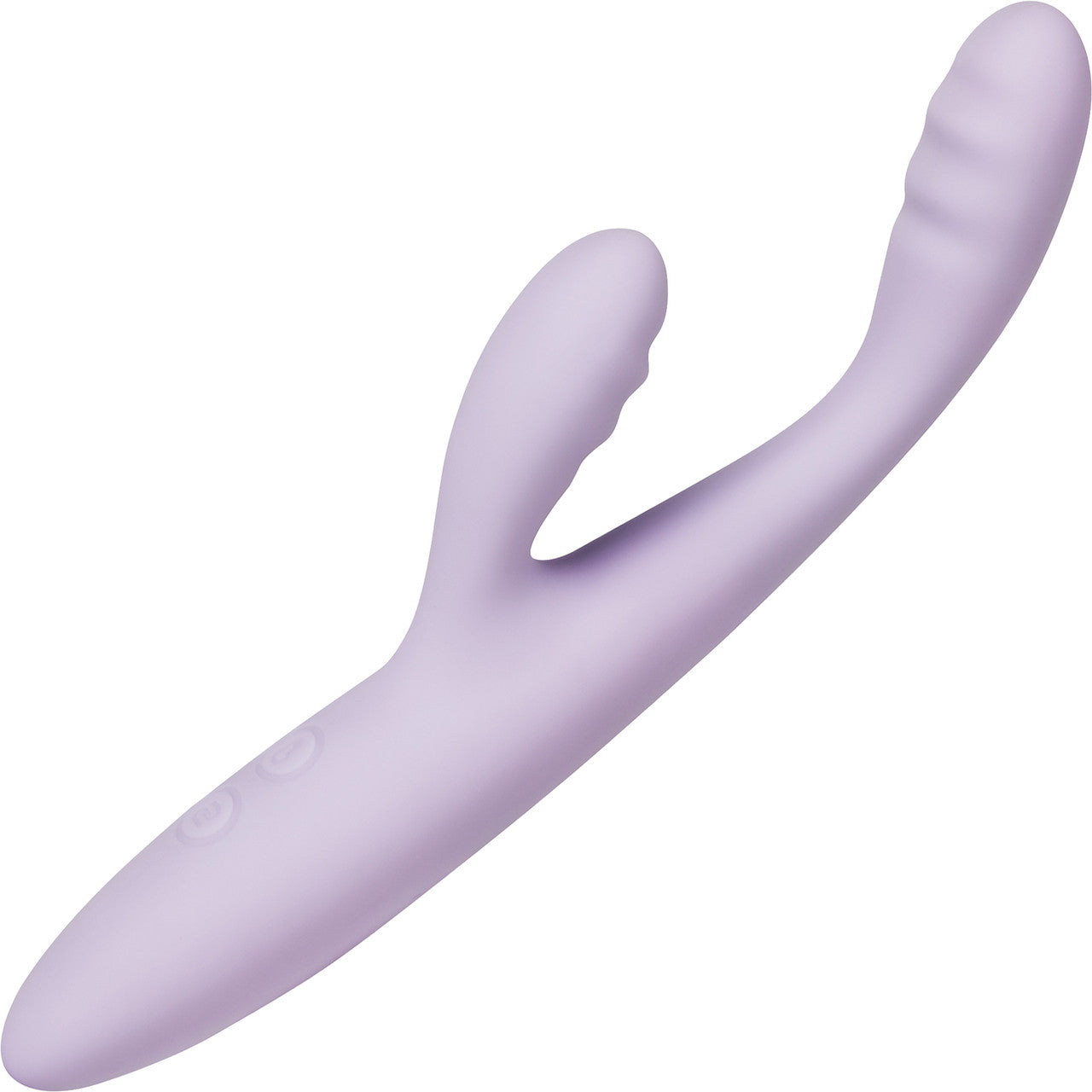 SVAKOM CICI+ 2 Rechargeable Warming App Controlled Silicone Dual Stimulation Vibrator - Pastel Lilac