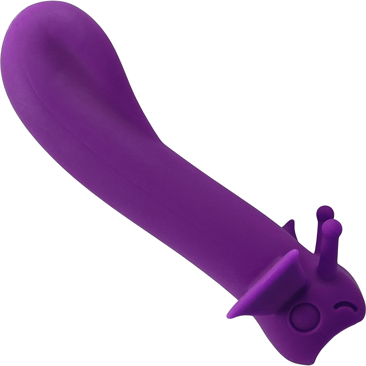 Sunshine Shimmer Silicone Rechargeable G-Spot Vibrator By Cute Little Fuckers - Moonlight Purple