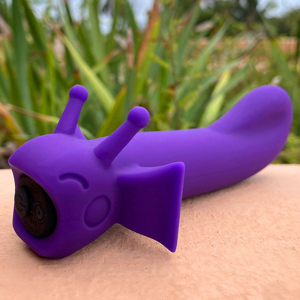 Shimmer Silicone Rechargeable G-Spot & P-Spot Vibrator By Cute Little Fuckers - Moonlight