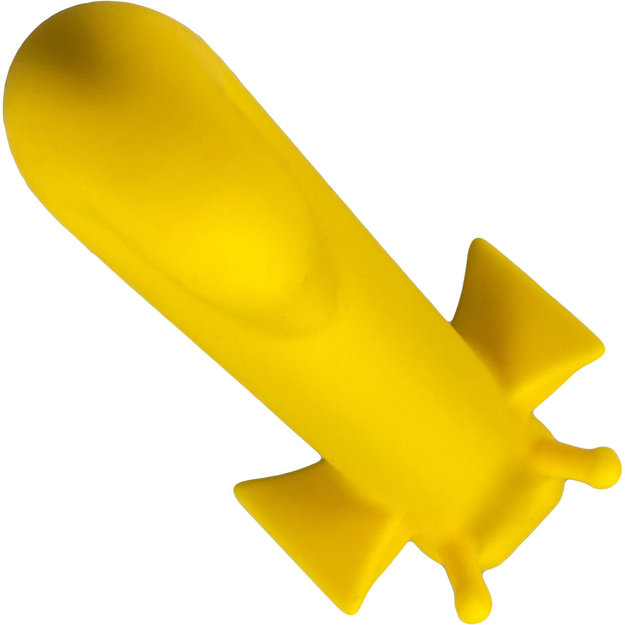 Sunshine Shimmer Silicone Rechargeable Waterproof G-Spot Vibrator By Cute Little Fuckers - Sunshine Yellow