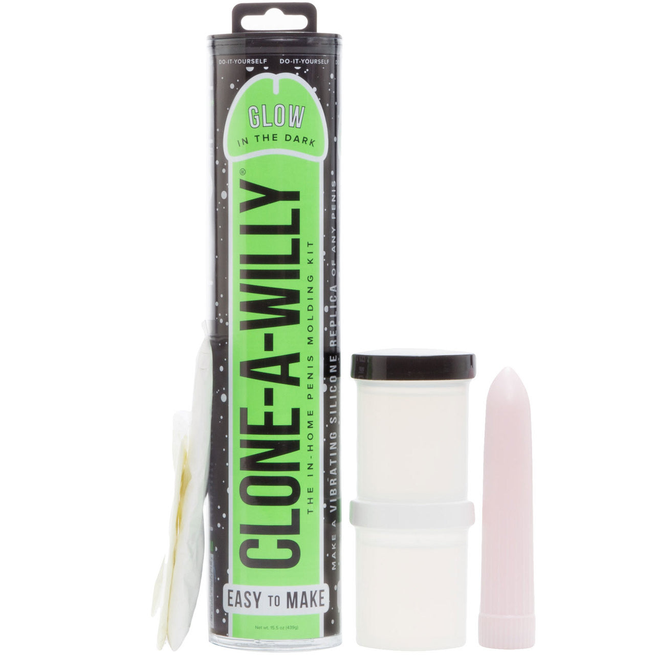 Clone-A-Willy Make Your Own Vibrating Silicone Dildo - Glow In The Dark