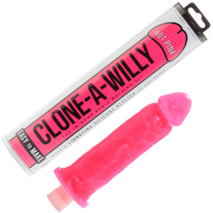 Clone-A-Willy Make Your Own Vibrating Silicone Dildo - Hot Pink