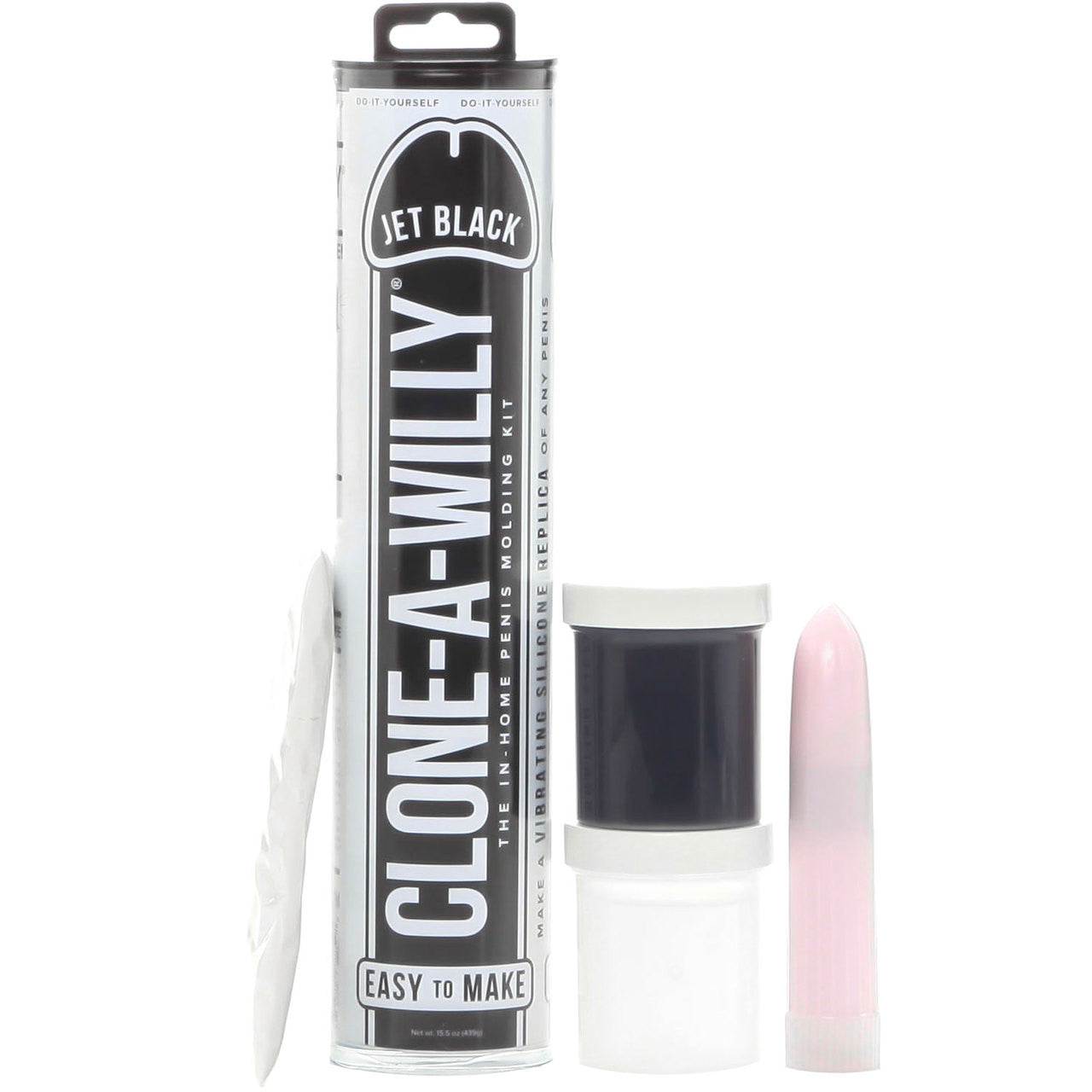 Clone-A-Willy Make Your Own Vibrating Silicone Dildo - Jet Black