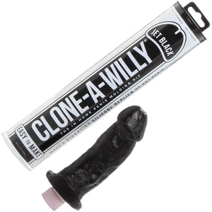 Clone-A-Willy Make Your Own Vibrating Silicone Dildo - Jet Black