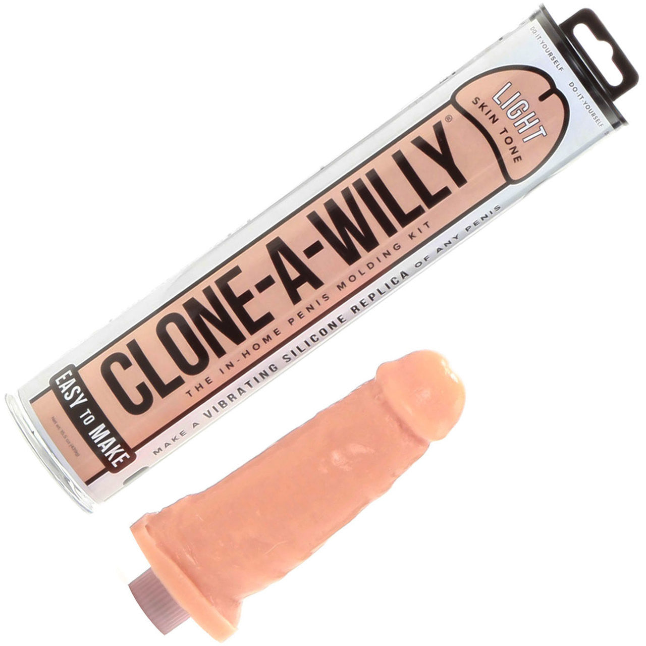 Clone-A-Willy Make Your Own Vibrating Silicone Dildo - Light Skin Tone