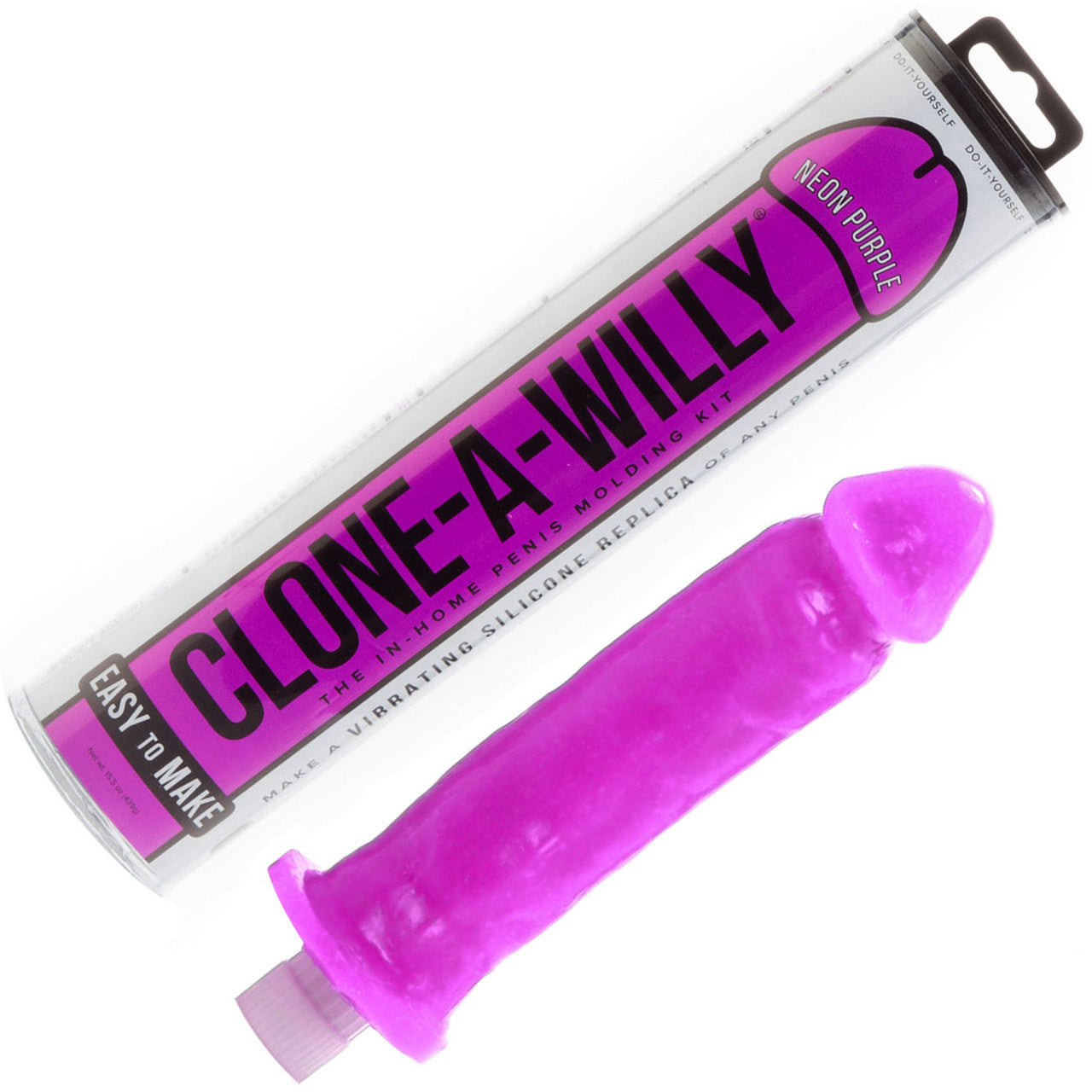 Clone-A-Willy Make Your Own Vibrating Silicone Dildo - Neon Purple