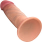 Jock Dual Density 6" Realistic Silicone Suction Cup Dildo - Vanilla