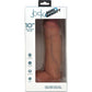 Jock Dual Density 10" Realistic Silicone Suction Cup Dildo With Balls - Vanilla