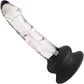 Pleasure Crystals 5.6" Glass Dildo With Suction Cup