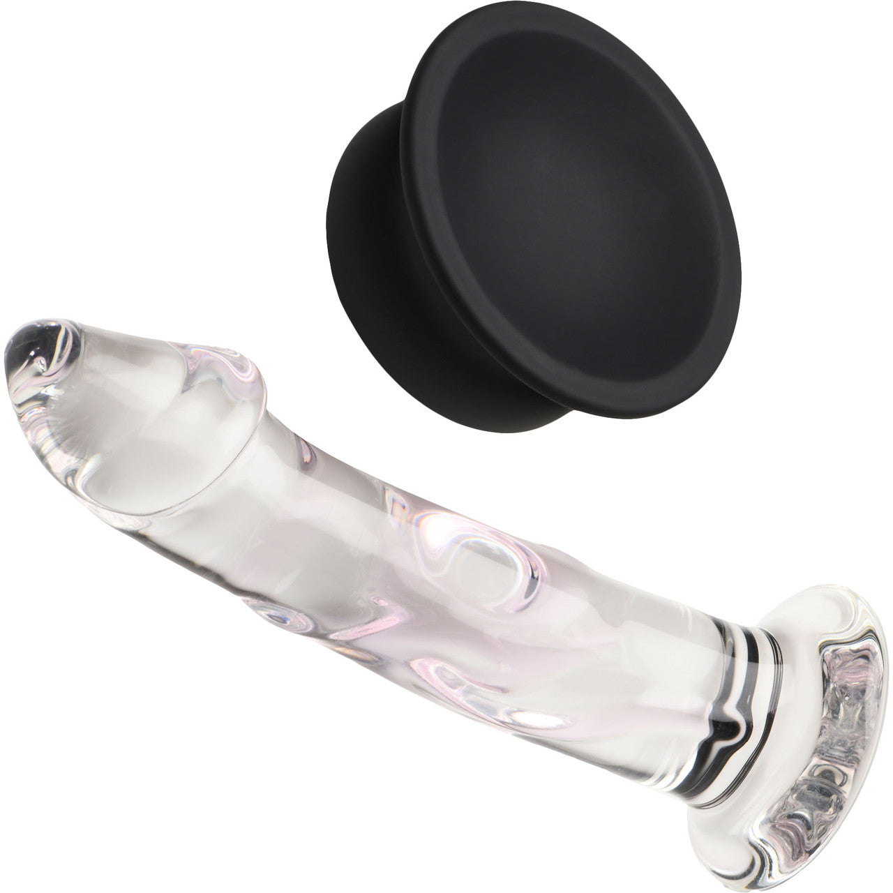 Pleasure Crystals 5.6" Glass Dildo With Suction Cup