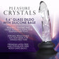 Pleasure Crystals 5.6" Glass Dildo With Suction Cup