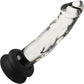 Pleasure Crystals 7.6" Glass Dildo With Suction Cup